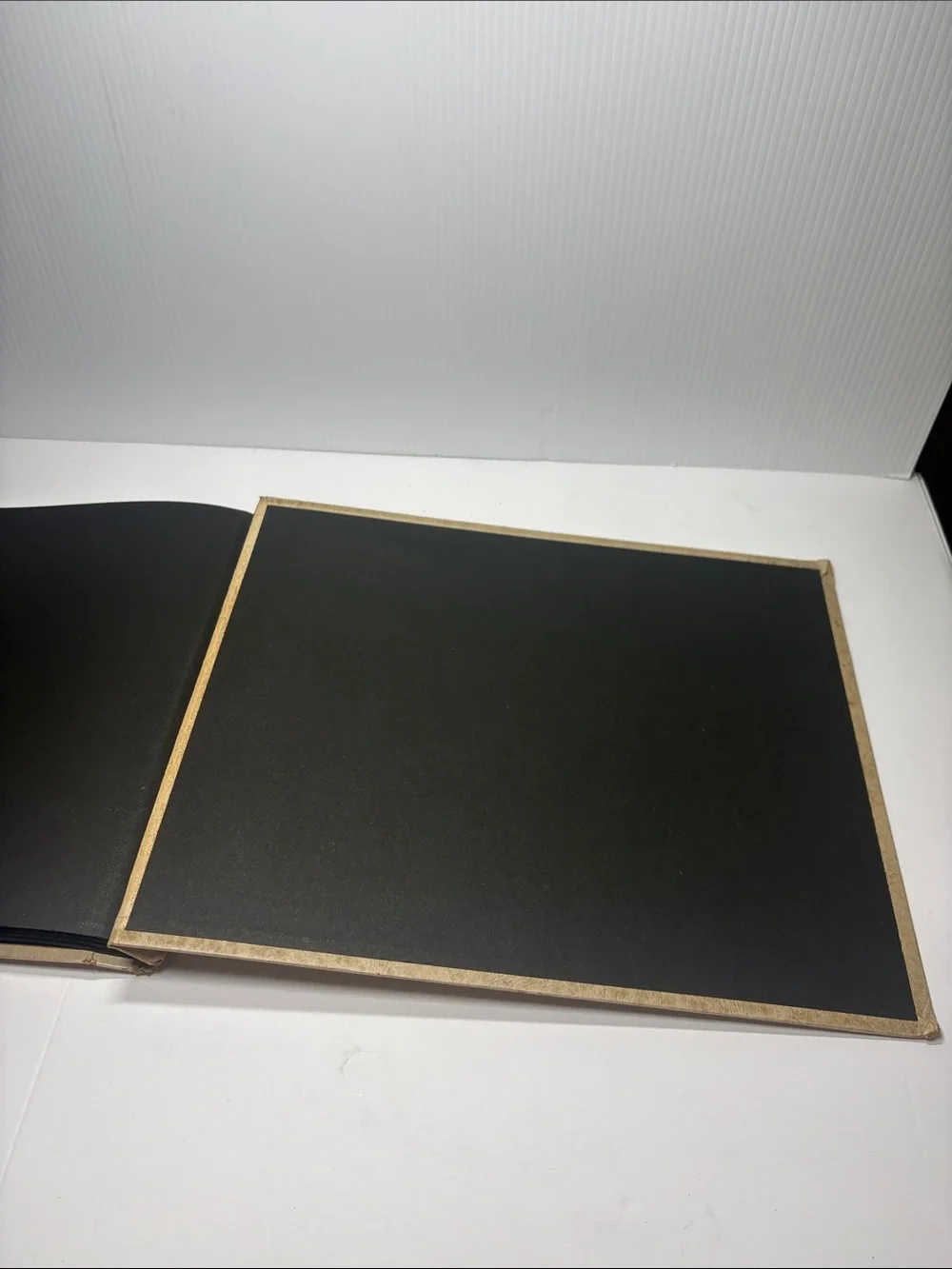 Vintage Photograph Scrapbook Album - Beige & Black